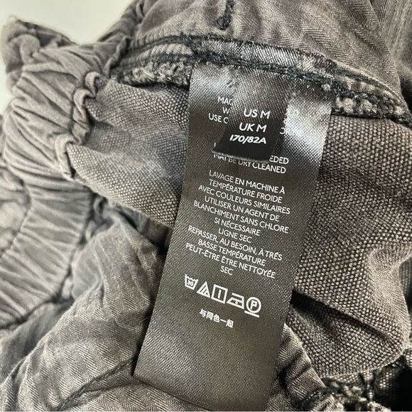 Free People Margate Pleated Black Trousers Size M - Picture 9 of 10